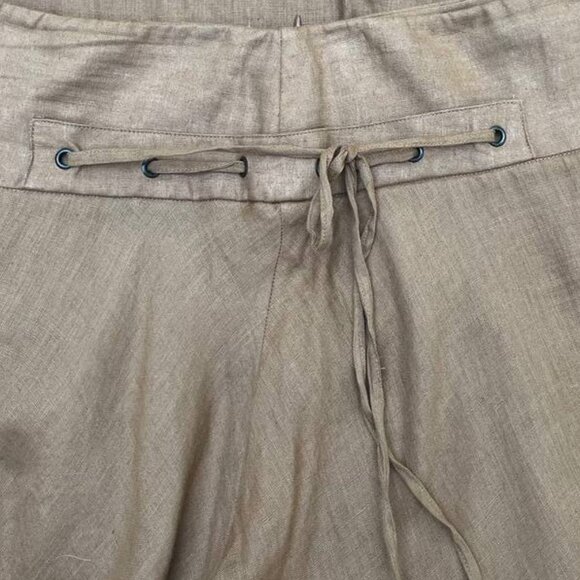 Vintage Sarah Pacini Skirt Khaki Elastic Skirt Womens Skirt / Side slit - Picture 4 of 5